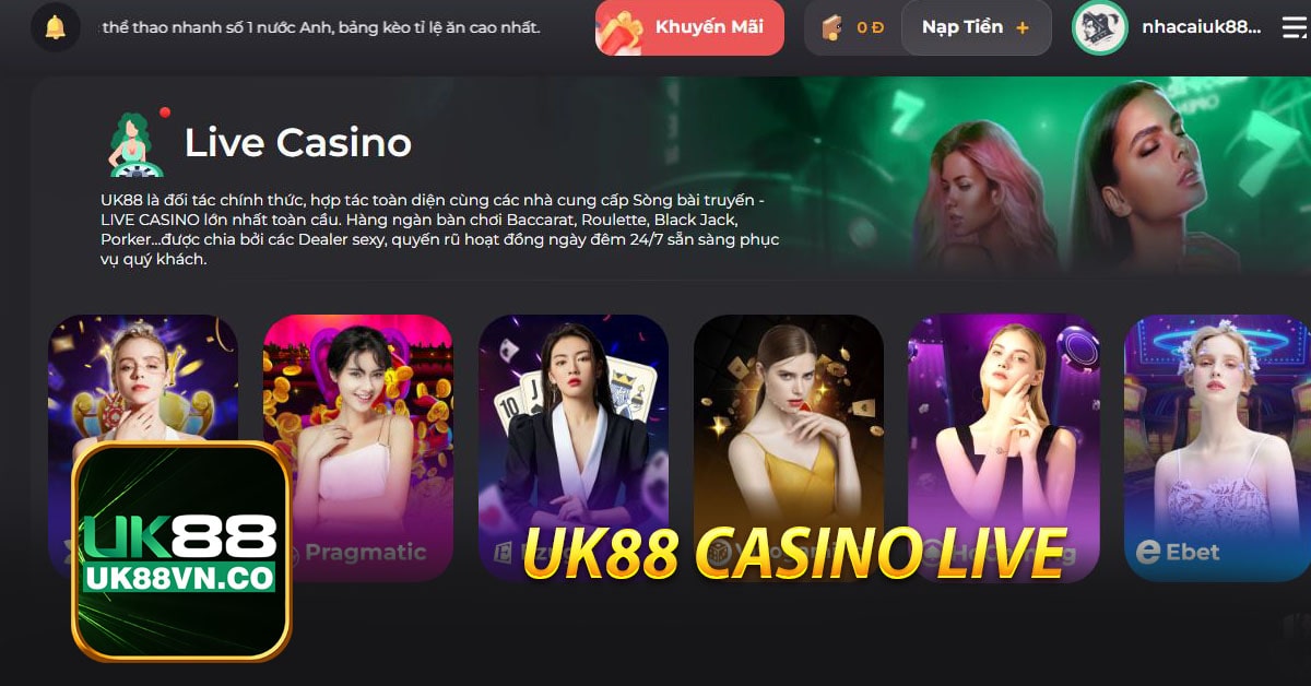 UK88 Casino live 